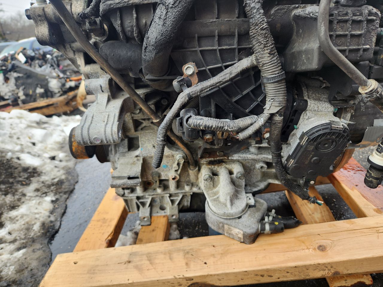 2019 HYUNDAI SONATA 2.0L 4cyl Turbo Gasoline ENGINE ASSEMBLY - 434007 — photo 3
