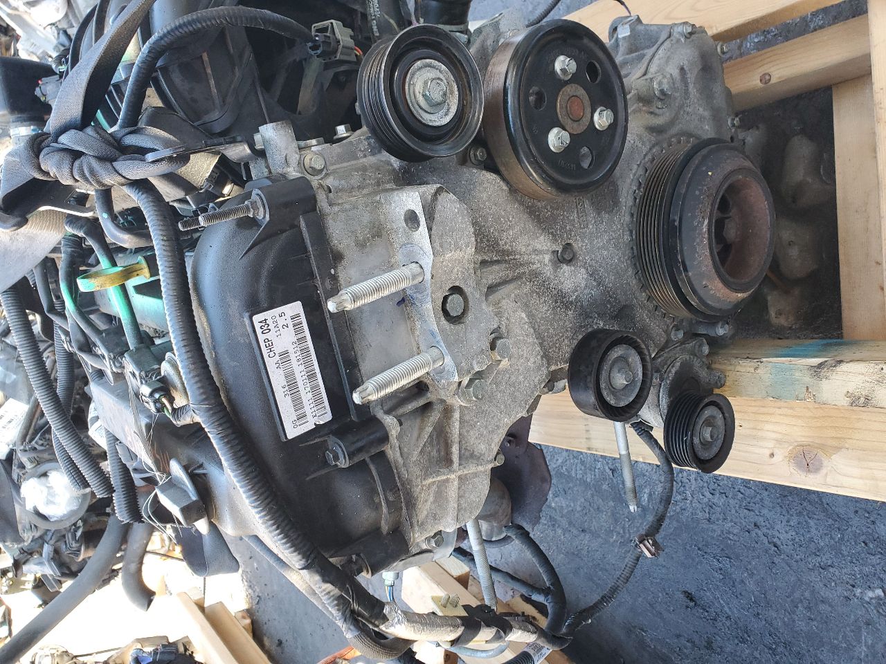 2011 FORD FUSION 4cyl Gasoline 2.5 ENGINE ASSEMBLY - 434199 — photo 4