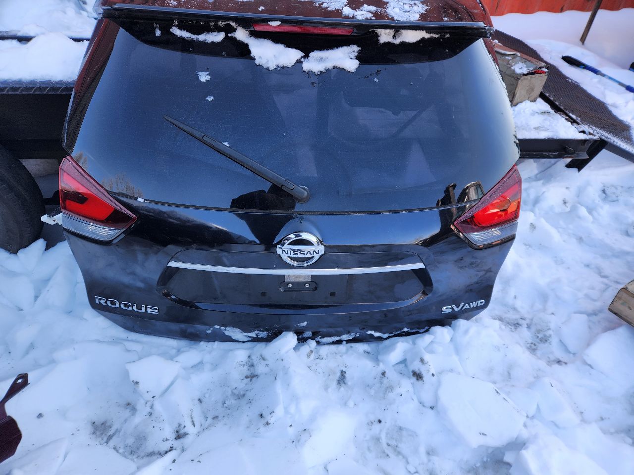 2017 NISSAN ROGUE 2.5L 4cyl Gasoline VVT Decklid  Tailgate - 434464