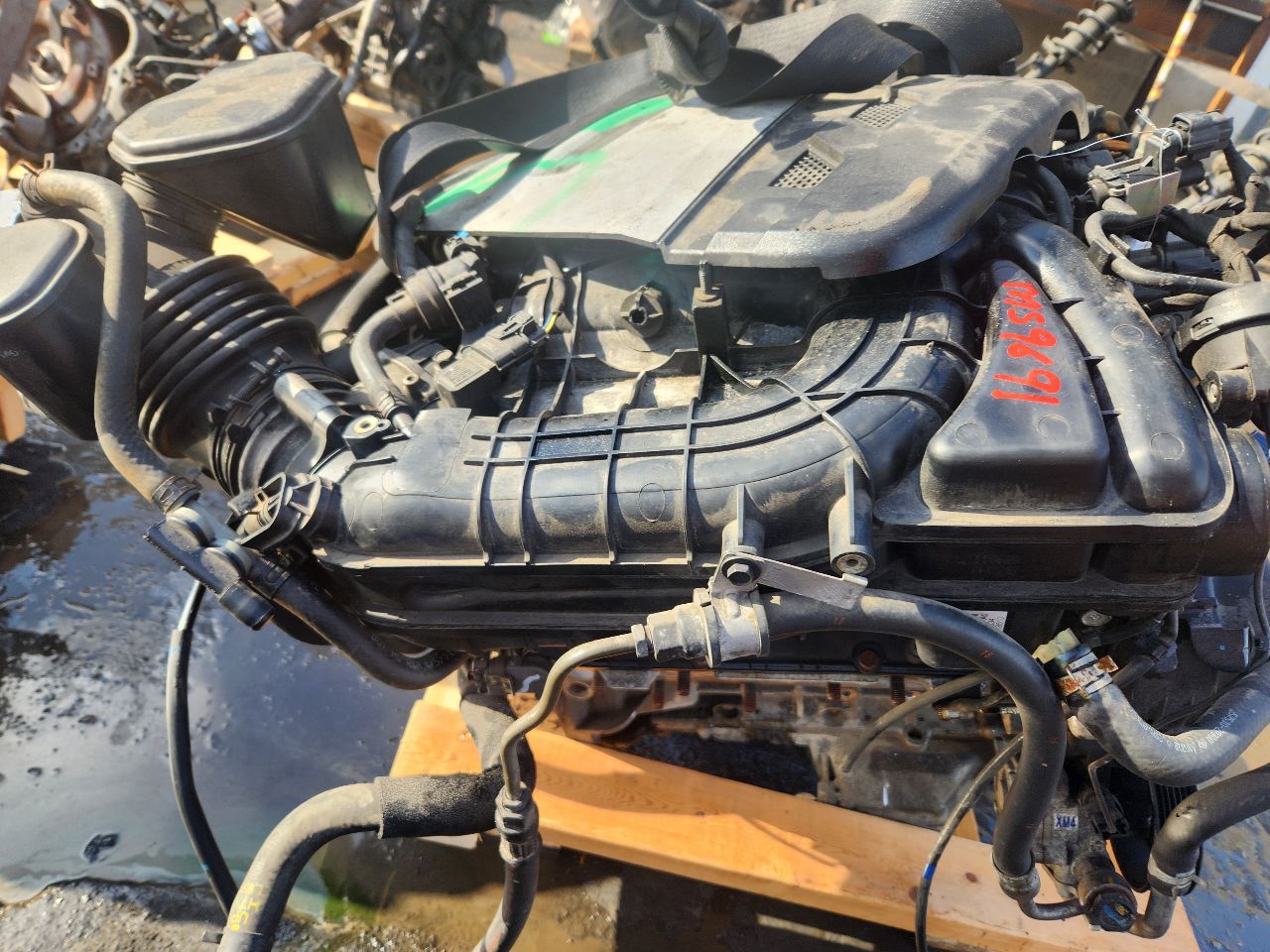 2012 KIA SORENTO 6cyl Gasoline 3.5 ENGINE ASSEMBLY - 434546 — photo 5