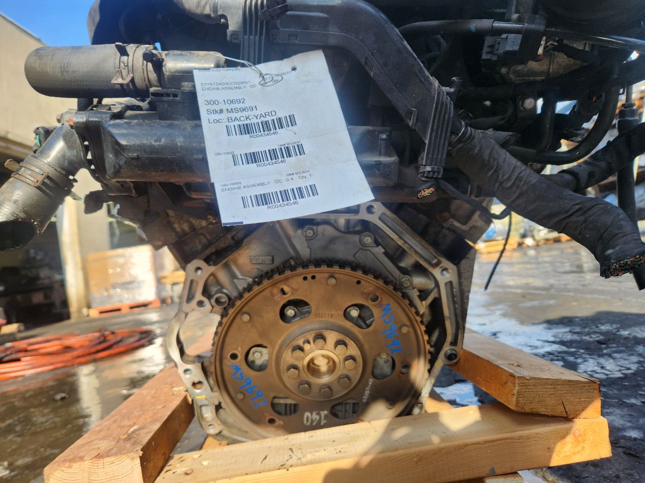 2012 KIA SORENTO 6cyl Gasoline 3.5 ENGINE ASSEMBLY - 434546 — photo 7