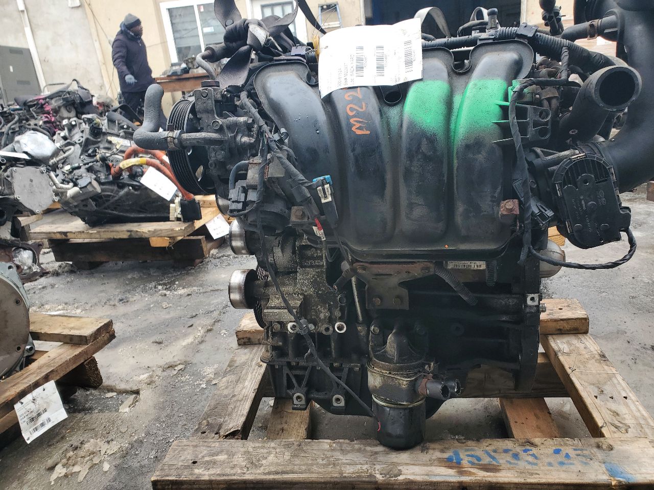 2012 HYUNDAI SANTA FE 4cyl Gasoline 2.4 ENGINE ASSEMBLY - 434607 — photo 3