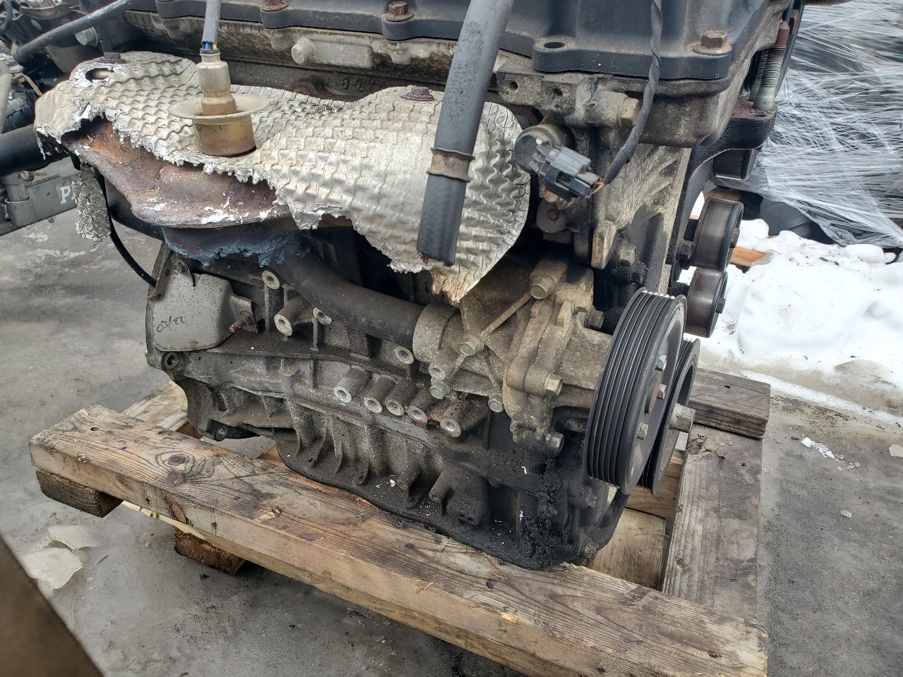 2012 HYUNDAI SANTA FE 4cyl Gasoline 2.4 ENGINE ASSEMBLY - 434607 — photo 5