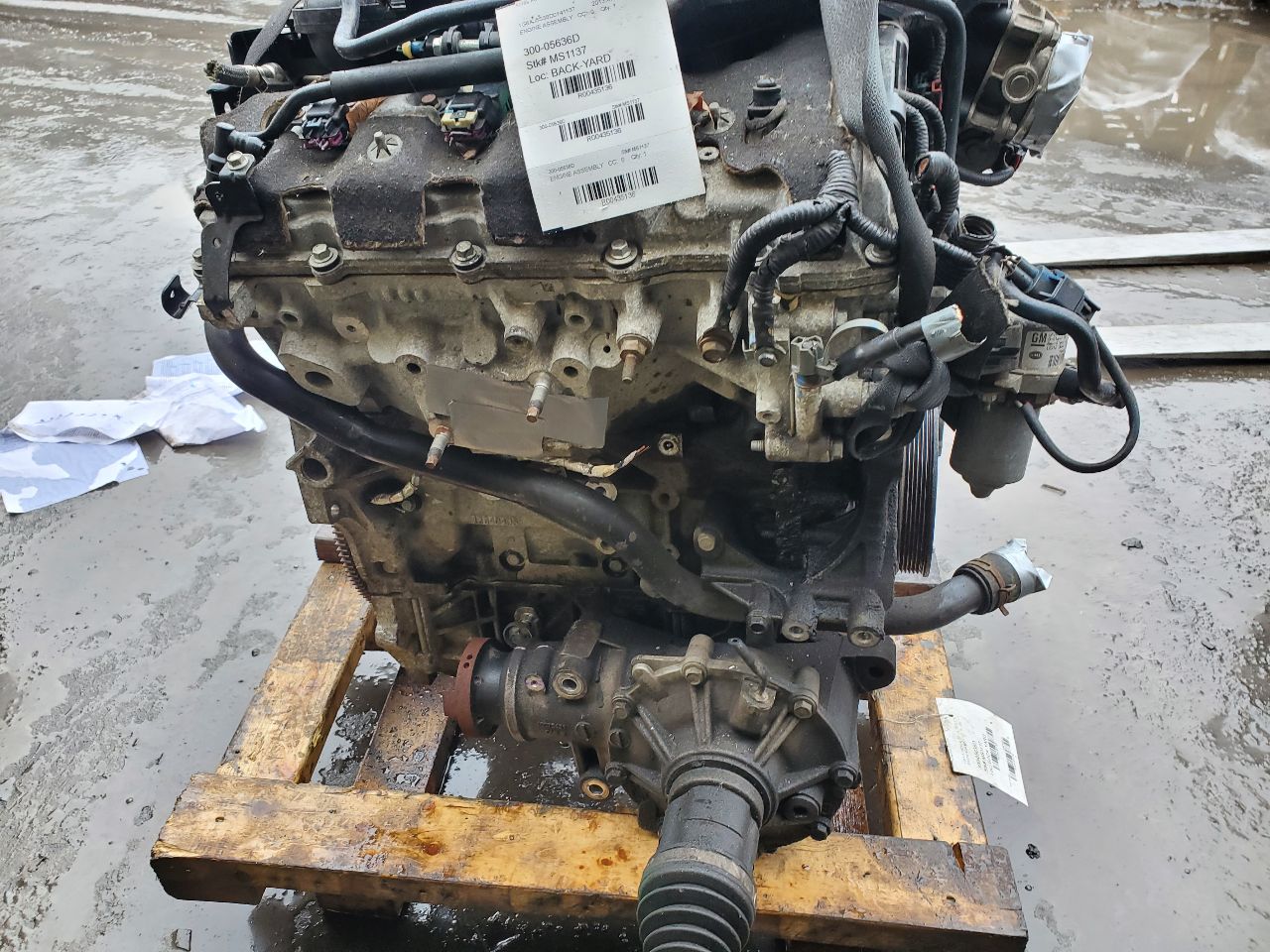 2013 CADILLAC ATS 6 cyl Gas Flex Fuel 3.6 ENGINE ASSEMBLY - 435136 — photo 3