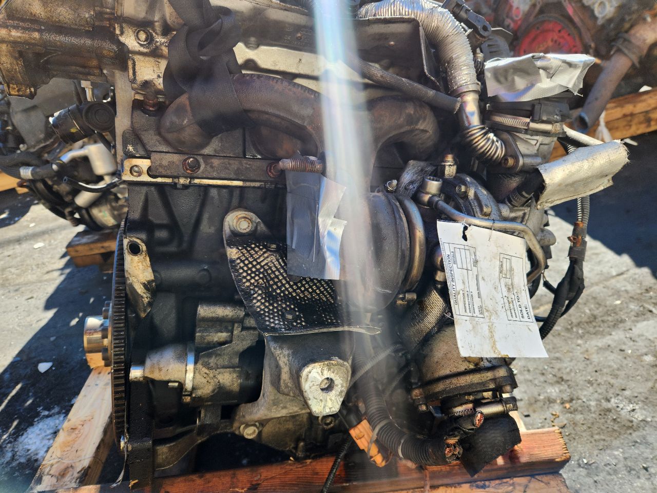 2010 AUDI A4 4cyl Gasoline Turbo 2.0 ENGINE ASSEMBLY - 435182 — photo 2