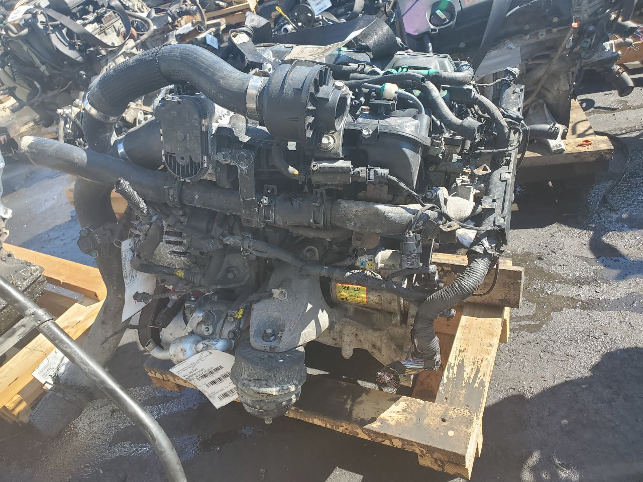 2014 HYUNDAI GENESIS 4cyl Gasoline Turbo 2.0 ENGINE ASSEMBLY - 435398 — photo 5