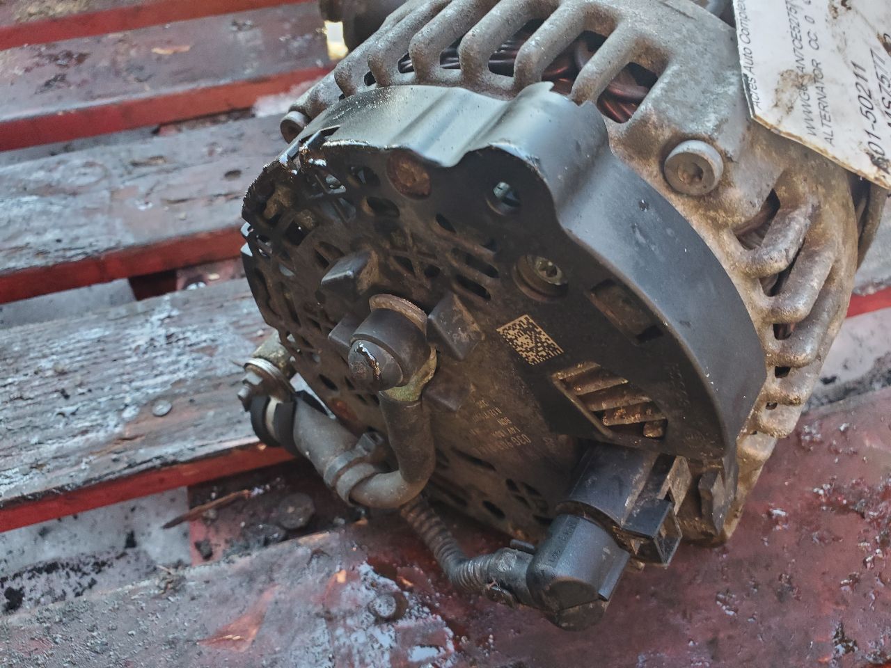 2012 VOLKSWAGEN CC 6cyl Gasoline 3.6 ALTERNATOR - 435399 — photo 2