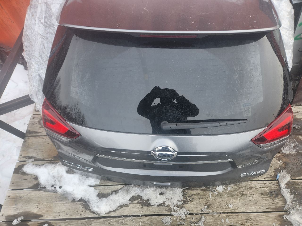 2018 NISSAN ROGUE 2.5L 4cyl Gasoline VVT Decklid  Tailgate - 437412