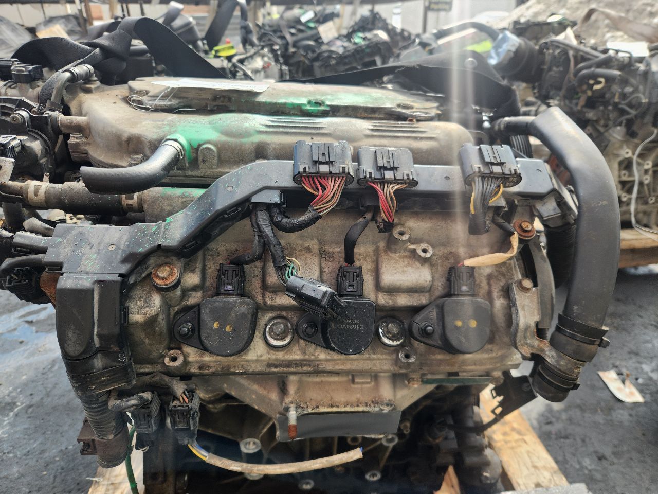 2011 HONDA ODYSSEY 6cyl Gasoline 3.5 ENGINE ASSEMBLY - 437440 — photo 4