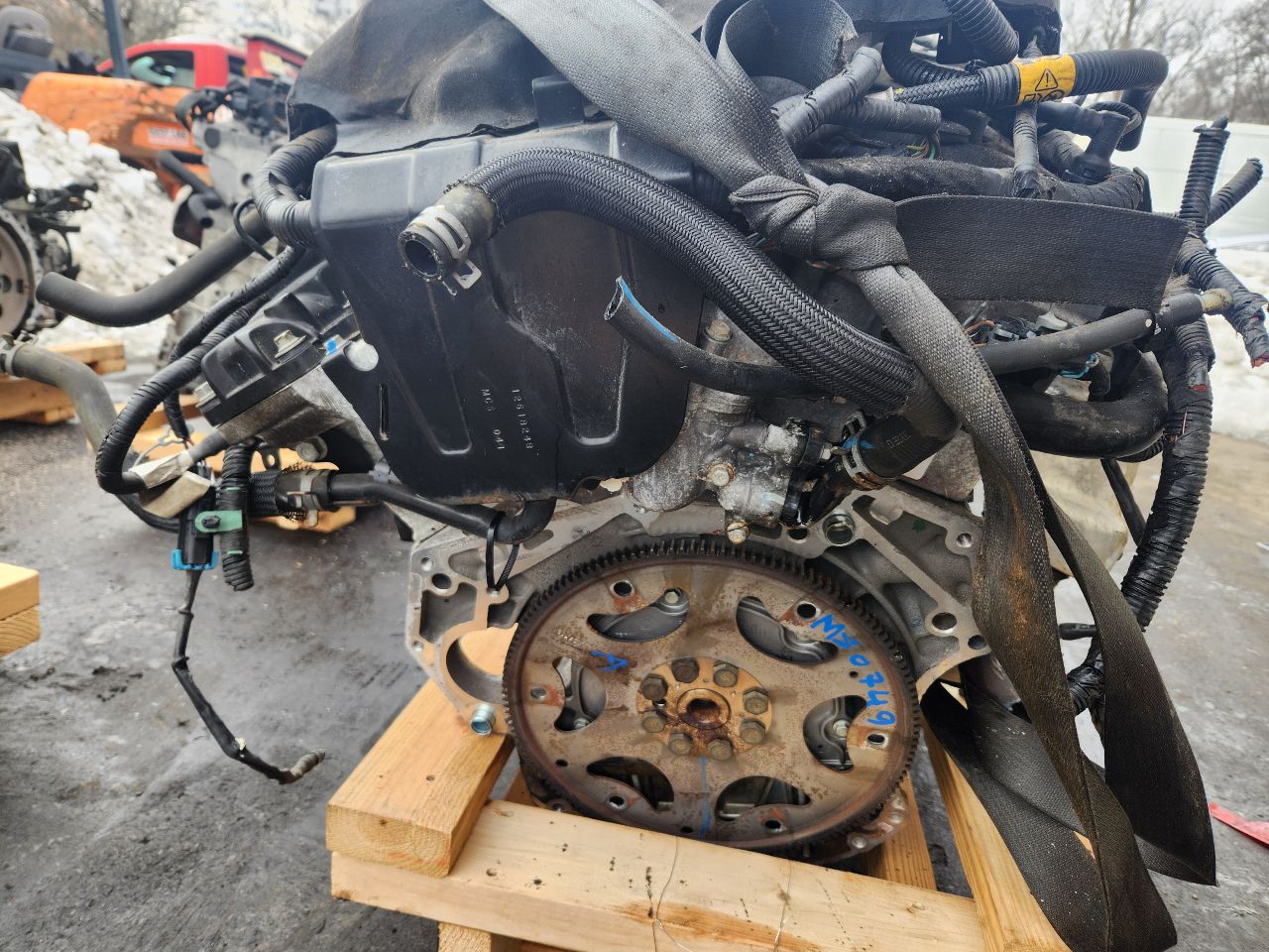 2011 CADILLAC STS 6cyl Gasoline 3.6 ENGINE ASSEMBLY - 437807 — photo 2