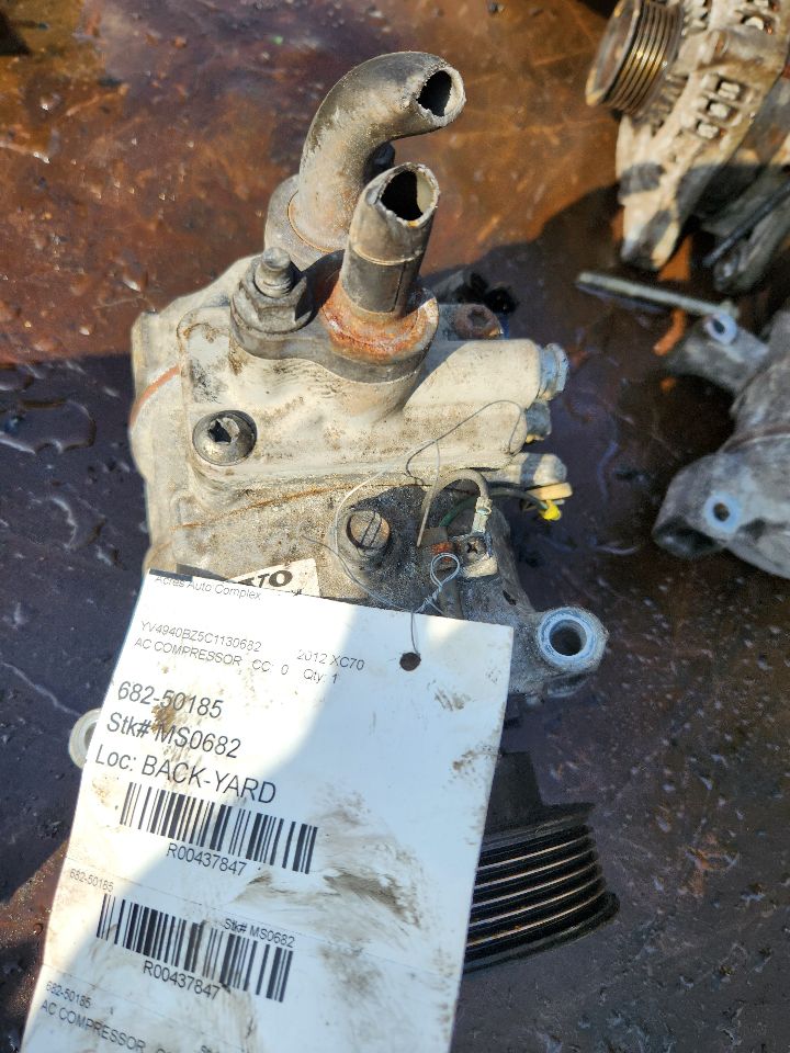 2012 VOLVO 70 SERIES 6Cyl Gasoline 3.2 PZEV AC COMPRESSOR - 437847 — photo 3