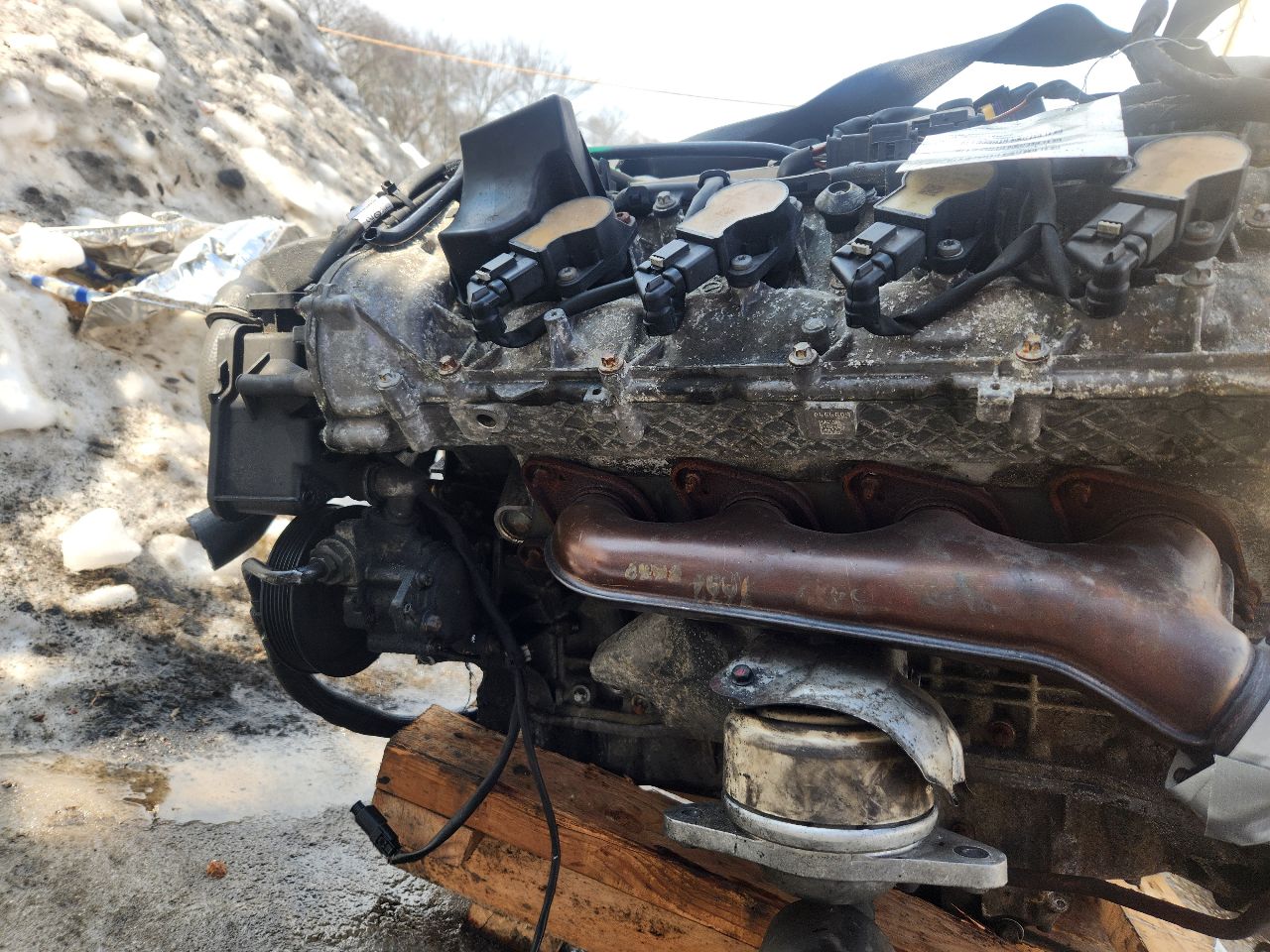 2008 MERCEDES-BENZ S-CLASS 8cyl Gasoline 5.5 ENGINE ASSEMBLY - 438344 — photo 3