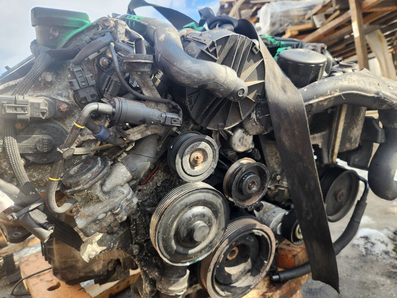 2008 MERCEDES-BENZ S-CLASS 8cyl Gasoline 5.5 ENGINE ASSEMBLY - 438344 — photo 6