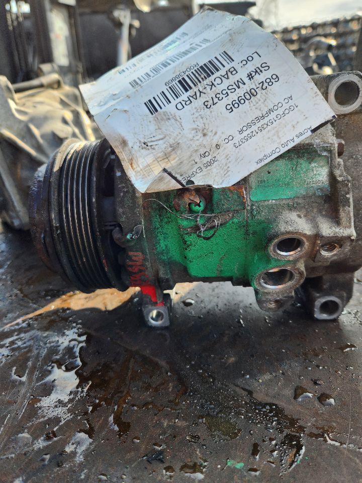 2005 CHEVROLET VAN 4.3L 6cyl Gasoline AC COMPRESSOR - 438869