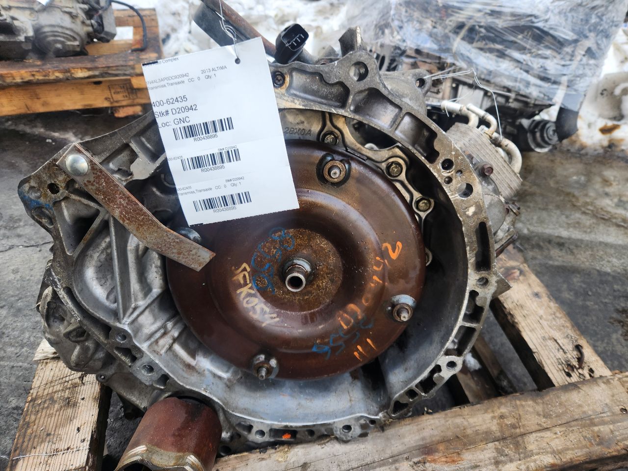 2013 NISSAN ALTIMA 4cyl Gasoline 2.5 DOHC Transmiss,Transaxle - 438895 — photo 3