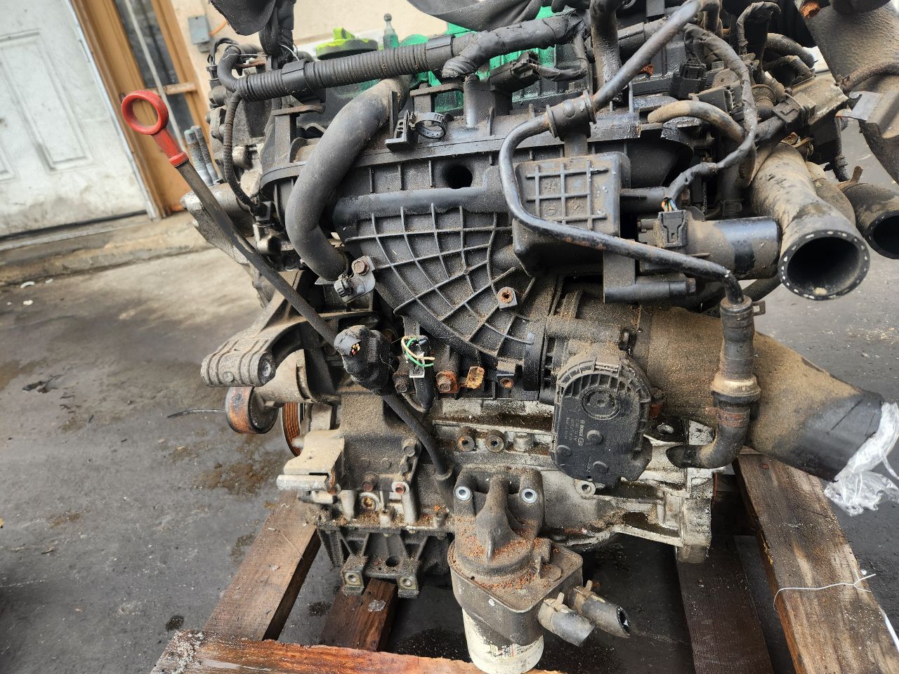 2017 HYUNDAI SANTA FE 4cyl Gasoline Turbo 2.0 ENGINE ASSEMBLY - 439103 — photo 2