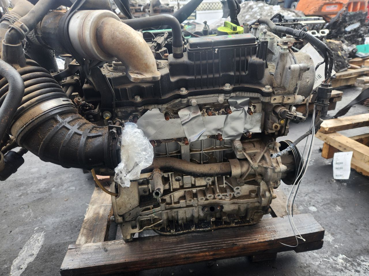 2017 HYUNDAI SANTA FE 4cyl Gasoline Turbo 2.0 ENGINE ASSEMBLY - 439103 — photo 4