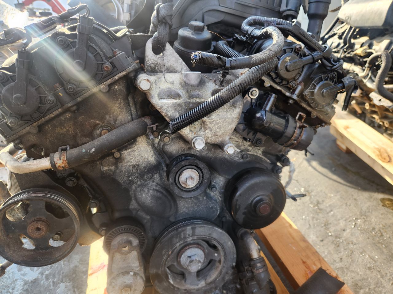 2012 DODGE CARAVAN 6 cyl Gas Flex Fuel 3.6 ENGINE ASSEMBLY - 439147 — photo 5