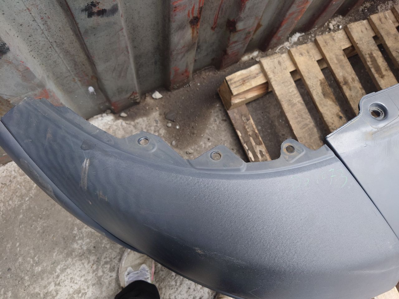 2018 DODGE PROMASTER 1500 VAN 3.6L 6cyl VVT BUMPER ASSY, FRONT - 439162 — photo 3