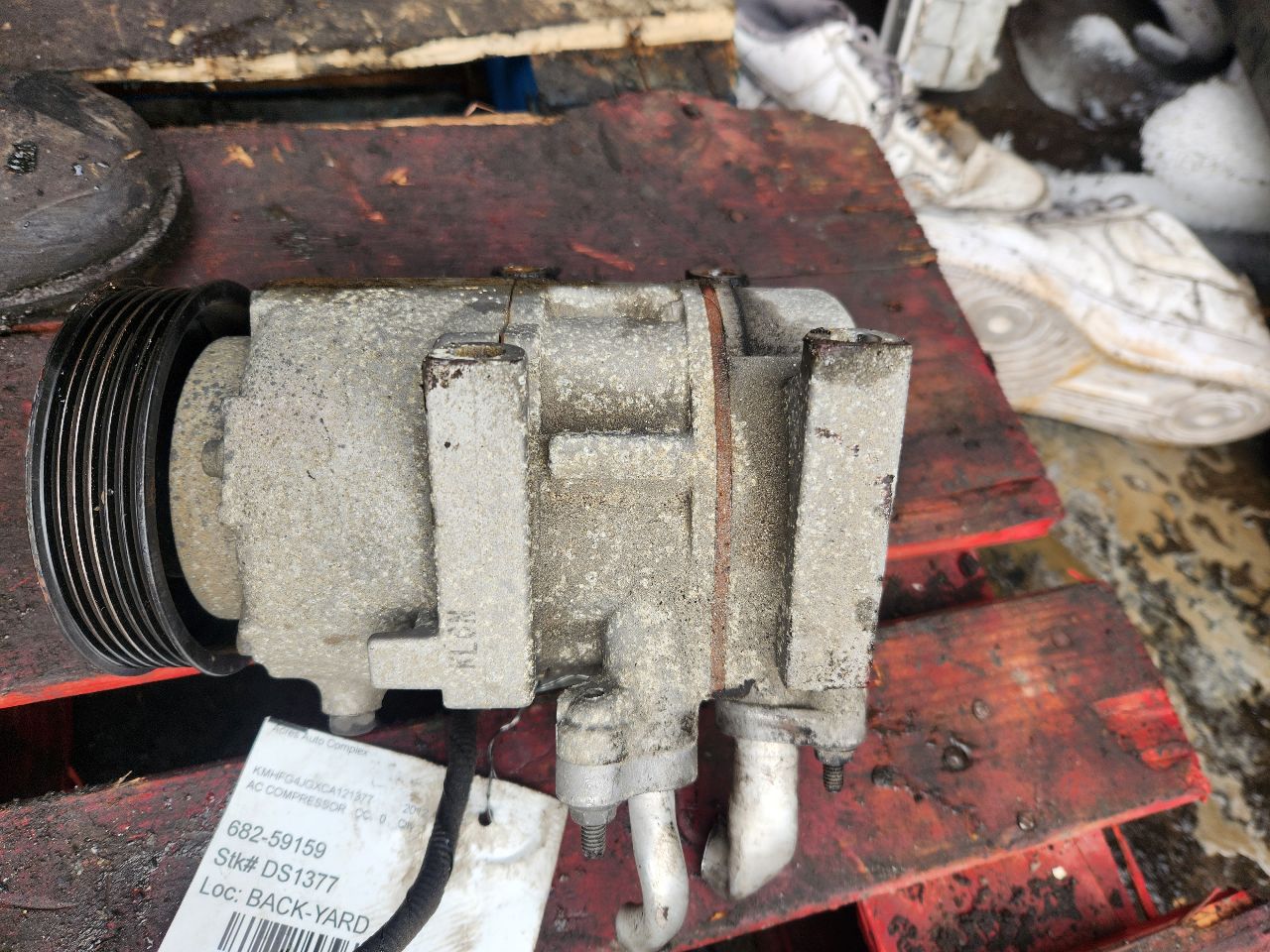 2012 HYUNDAI AZERA 6cyl Gasoline 3.3 AC COMPRESSOR - 439464 — photo 5
