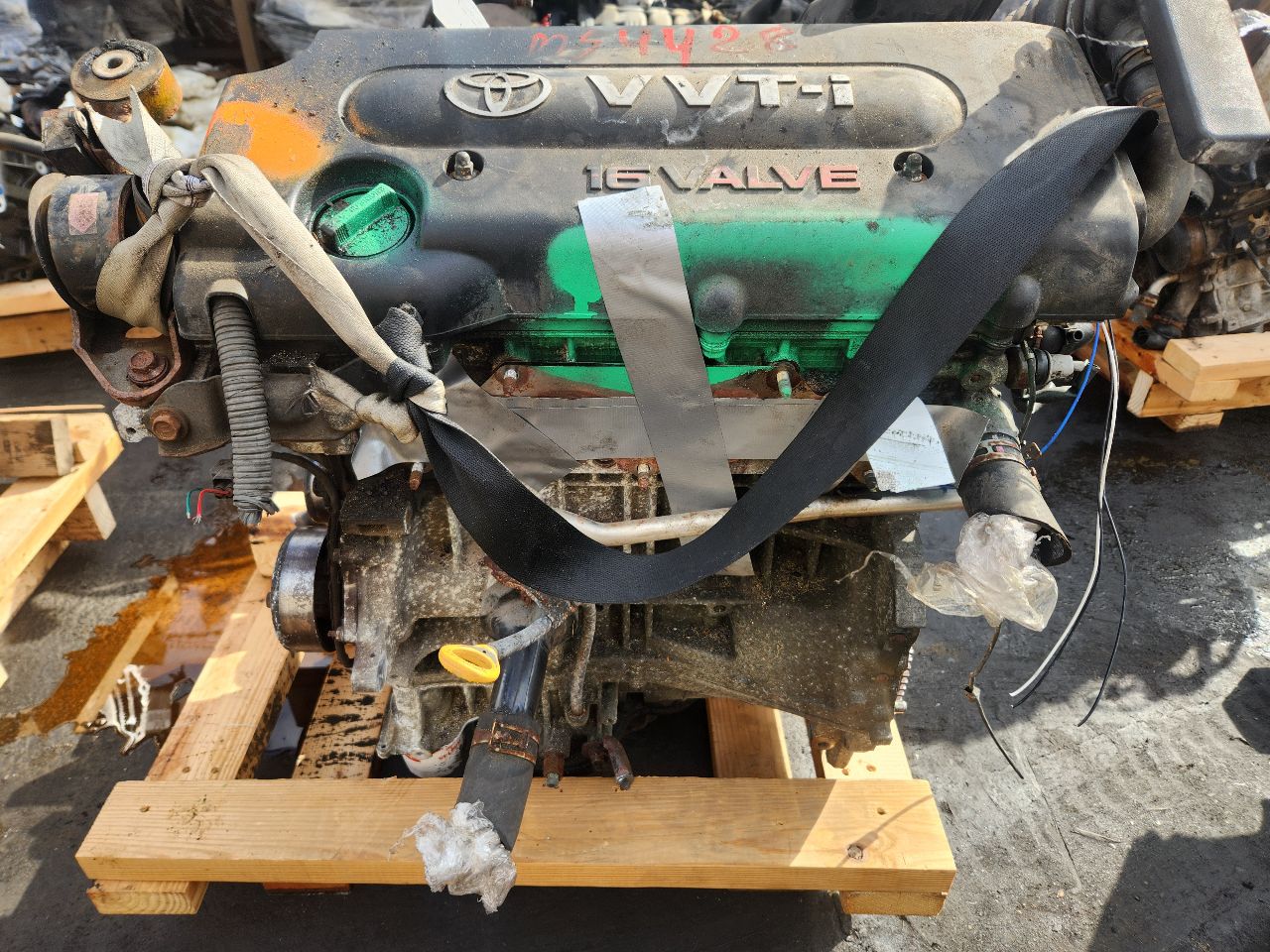 2007 TOYOTA CAMRY 4cyl Gasoline 2.4 PZEV ENGINE ASSEMBLY - 440086 — photo 5
