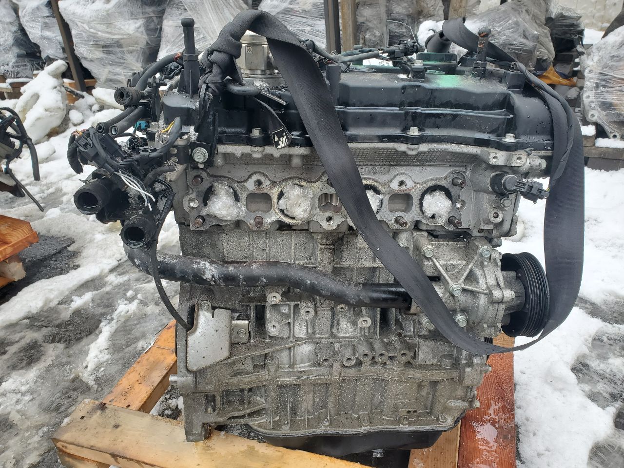 2014 HYUNDAI SONATA 4cyl Gasoline 2.4 ENGINE ASSEMBLY - 440498 — photo 3