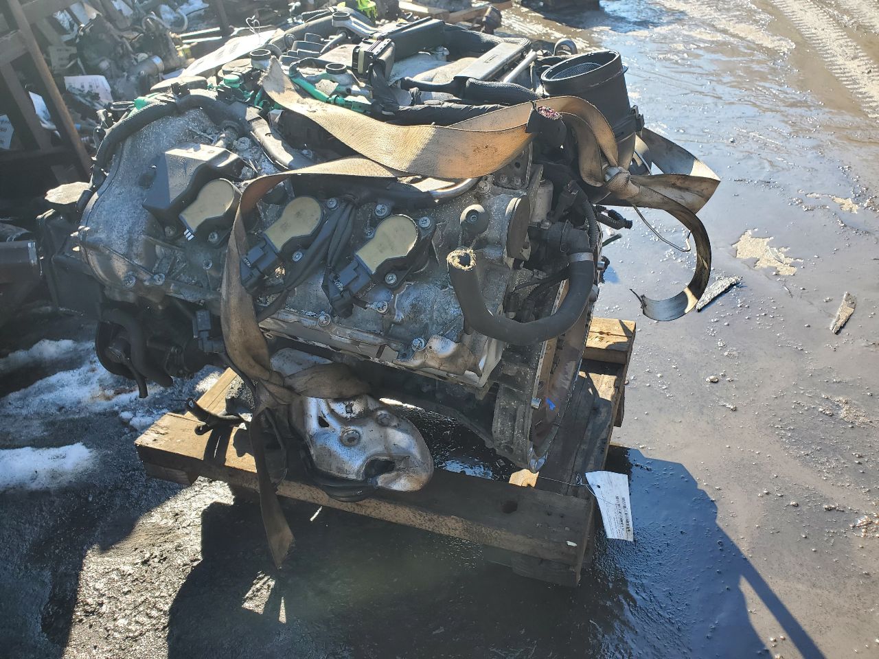 2011 MERCEDES-BENZ ML-CLASS 6cyl Gasoline 3.5 ENGINE ASSEMBLY - 440844 — photo 6