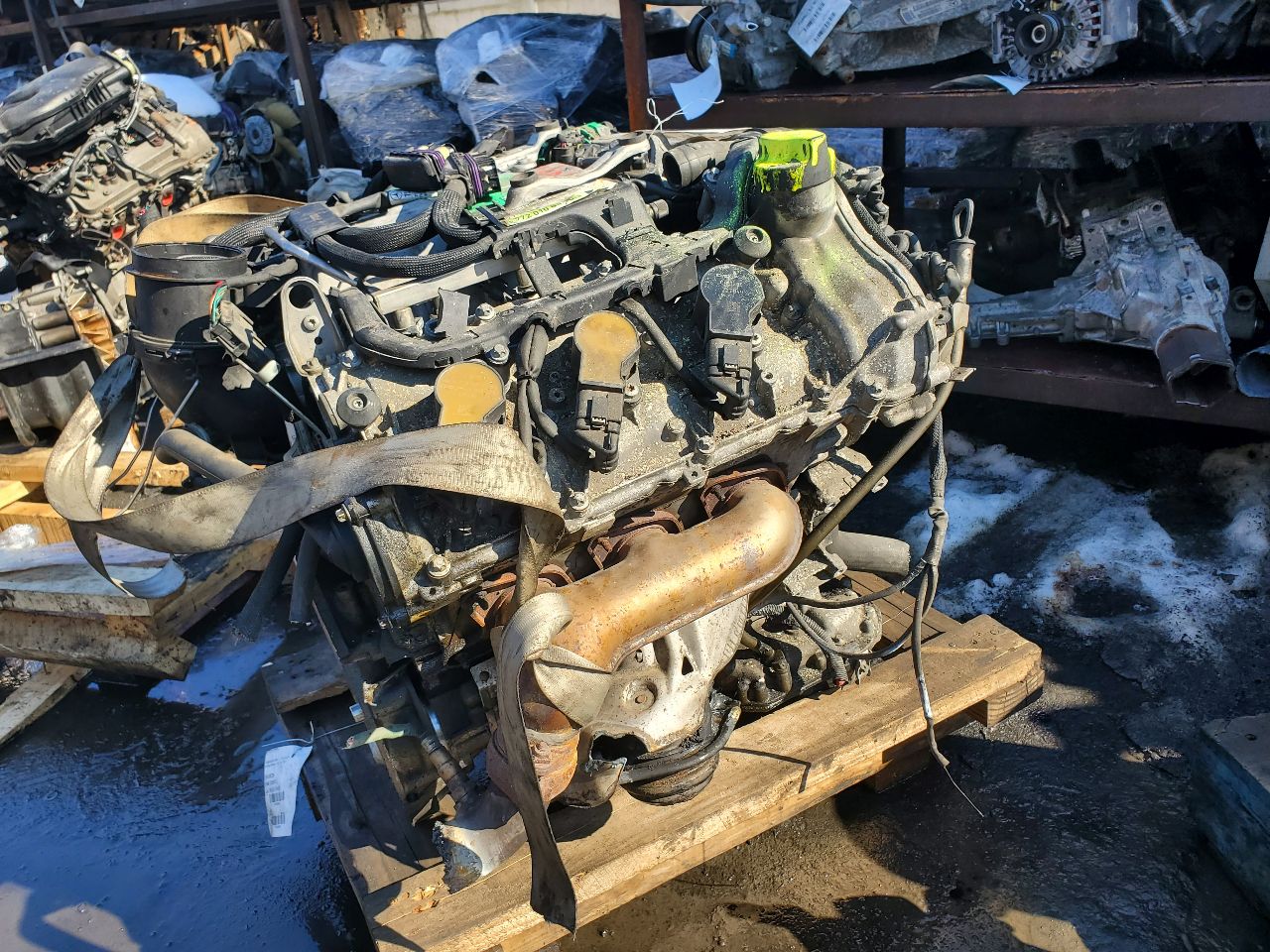 2011 MERCEDES-BENZ ML-CLASS 6cyl Gasoline 3.5 ENGINE ASSEMBLY - 440844 — photo 7
