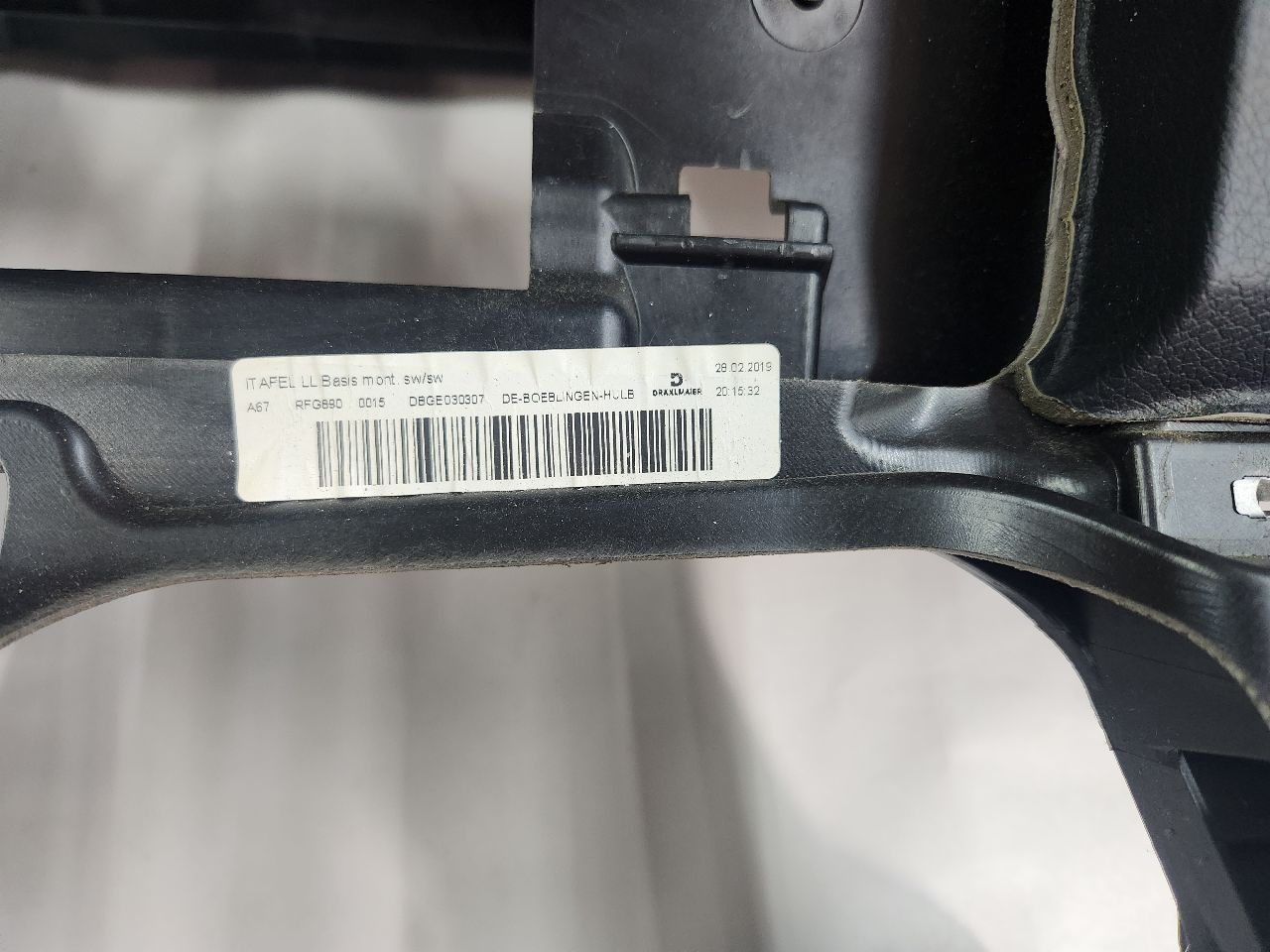 2019 MERCEDES-BENZ E-CLASS DASH PANEL - 441114 — photo 4
