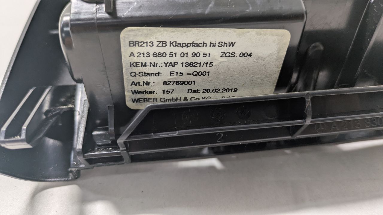 2019 MERCEDES-BENZ E-CLASS Console, Front - 441121 — photo 5