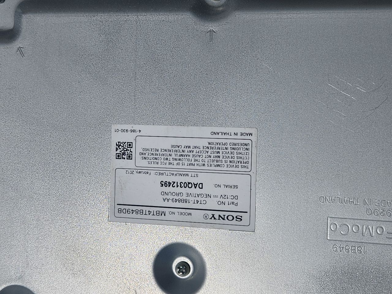 2012 FORD FOCUS Radio Audio - 441747 — photo 7