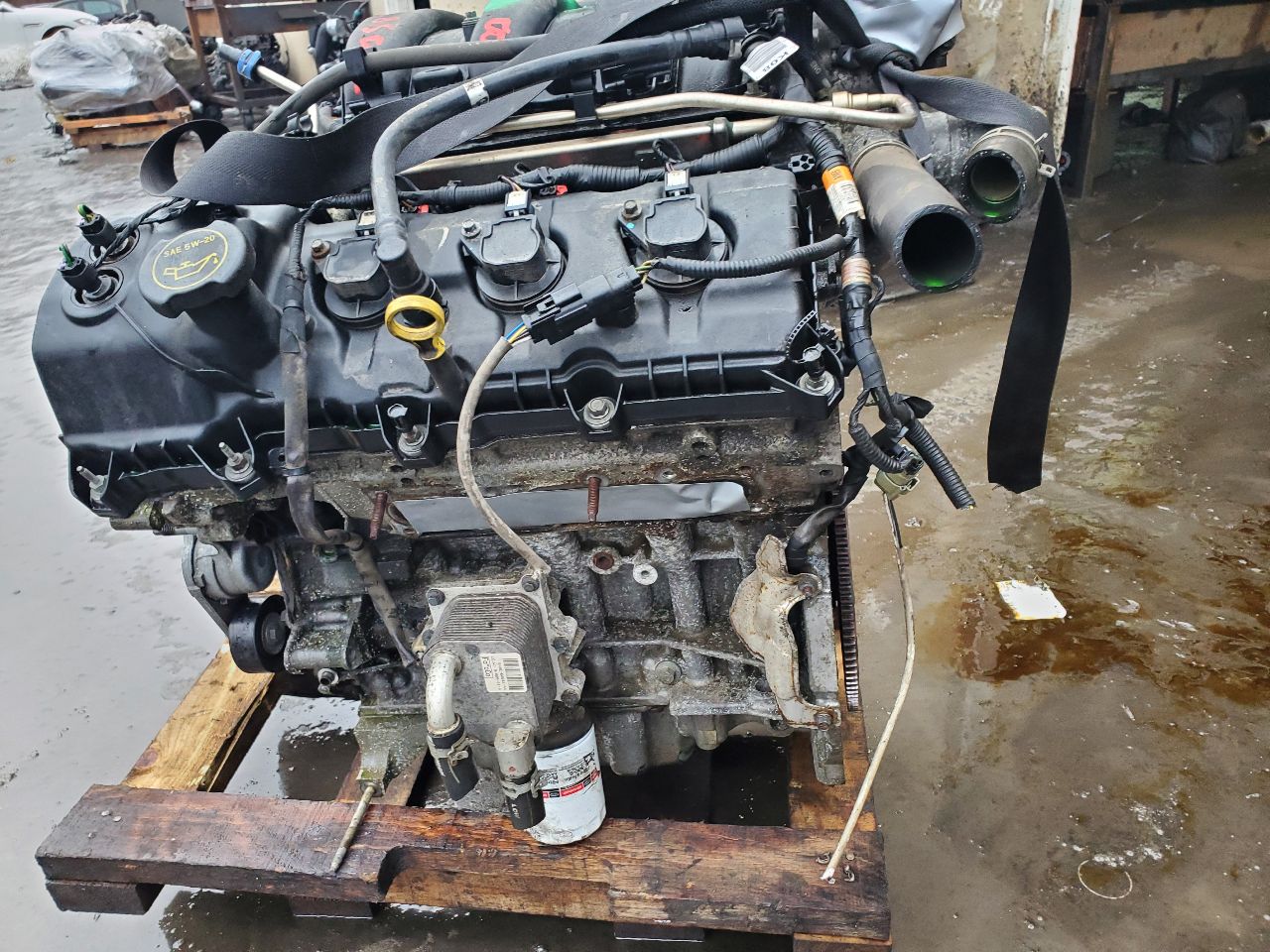 2018 FORD EXPLORER 3.7L 6cyl Gasoline VVT ENGINE ASSEMBLY - 442061 — photo 3