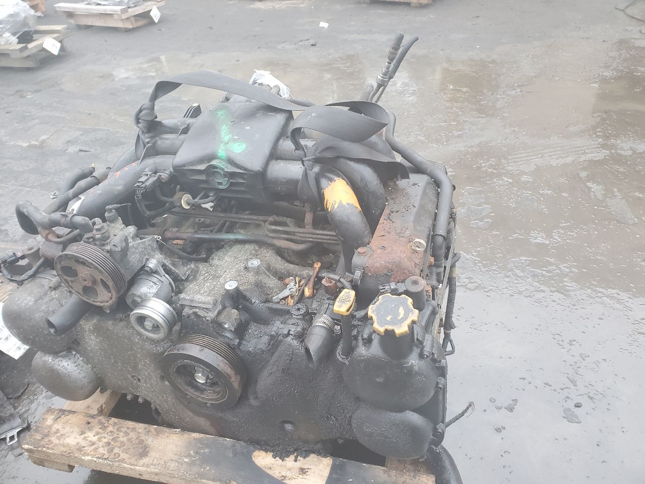2008 SUBARU TRIBECA ENGINE ASSEMBLY - 442086 — photo 2
