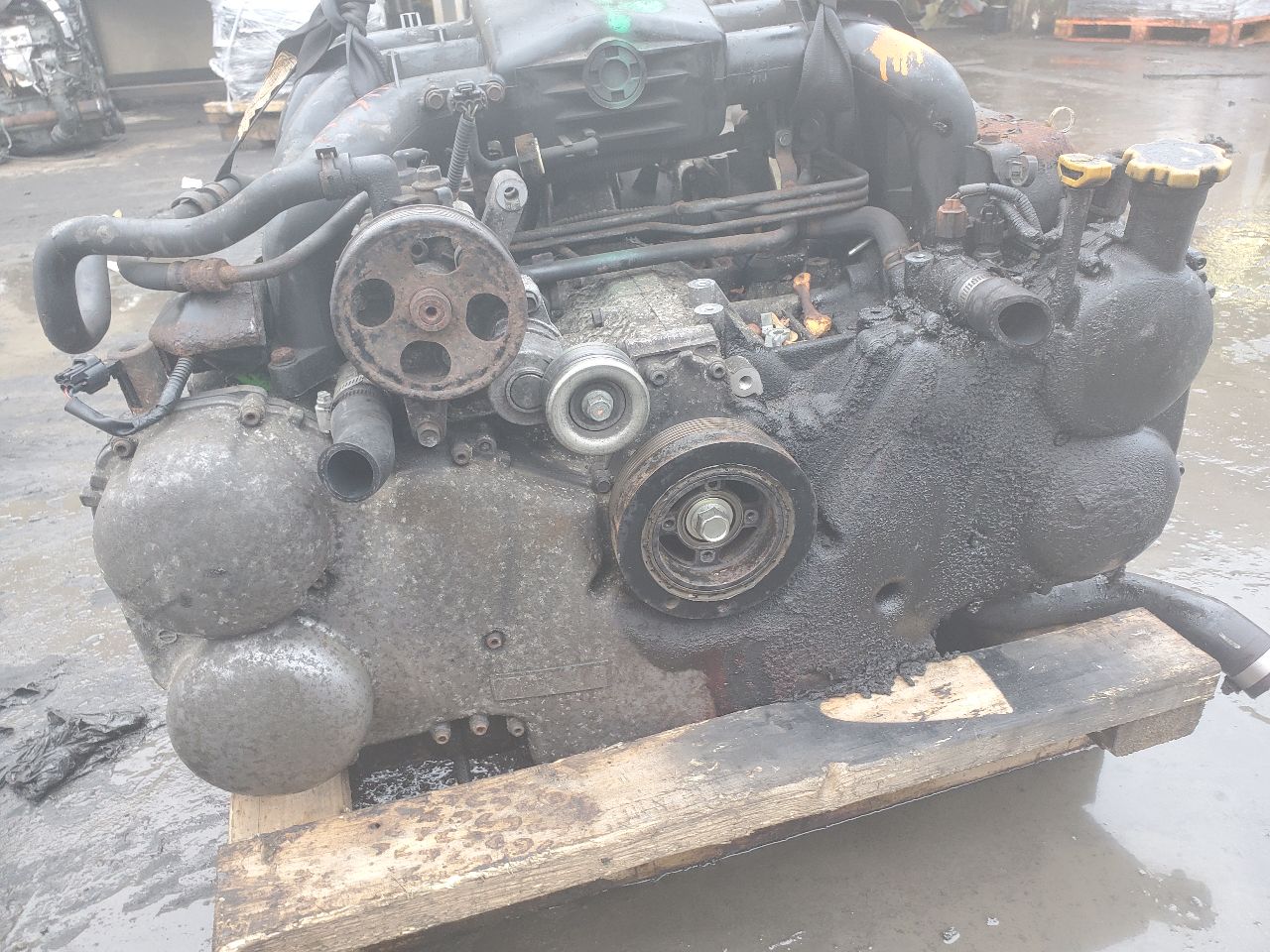 2008 SUBARU TRIBECA ENGINE ASSEMBLY - 442086 — photo 3