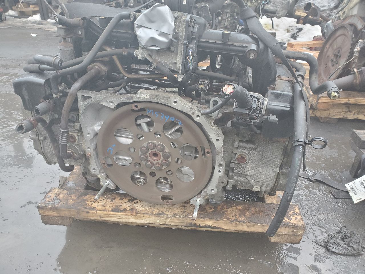 2008 SUBARU TRIBECA ENGINE ASSEMBLY - 442086 — photo 5