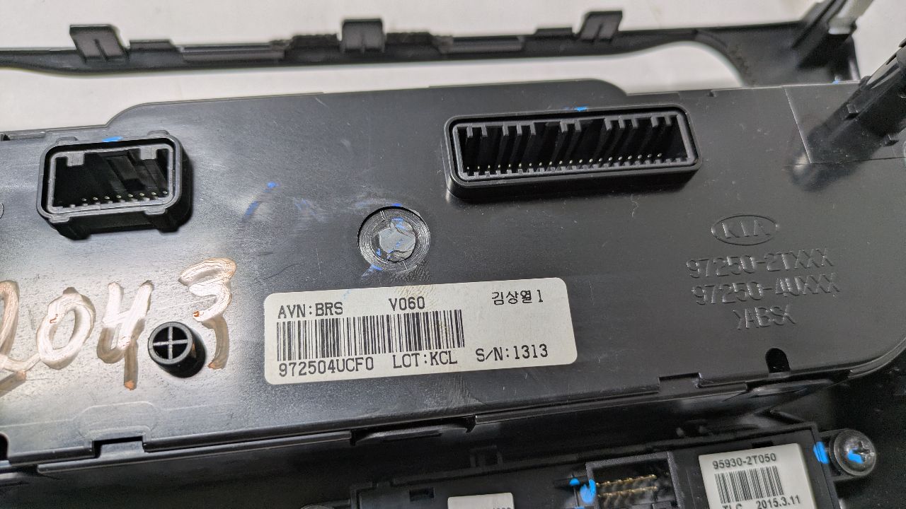 2016 KIA OPTIMA TEMP CONTROL - 442092 — photo 3