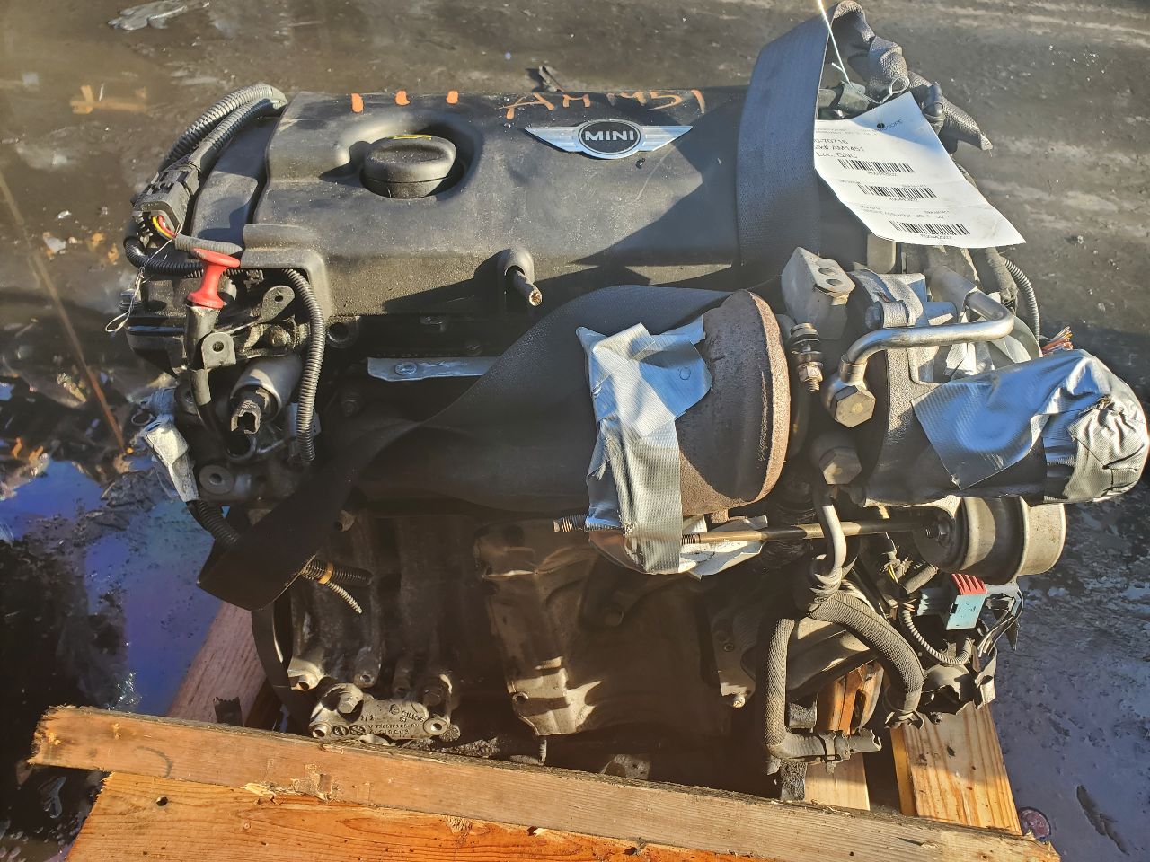 2011 MINI COOPER COOPER 4cyl Gasoline Turbo 1.6 ENGINE ASSEMBLY - 442602 — photo 5