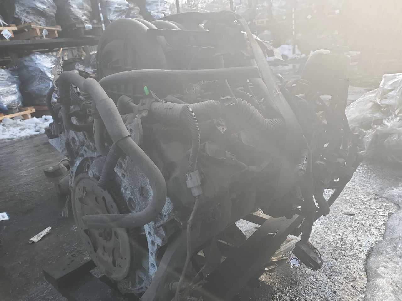 2012 NISSAN TITAN 5.6L 8cyl Gasoline VVT ENGINE ASSEMBLY - 442604 — photo 4