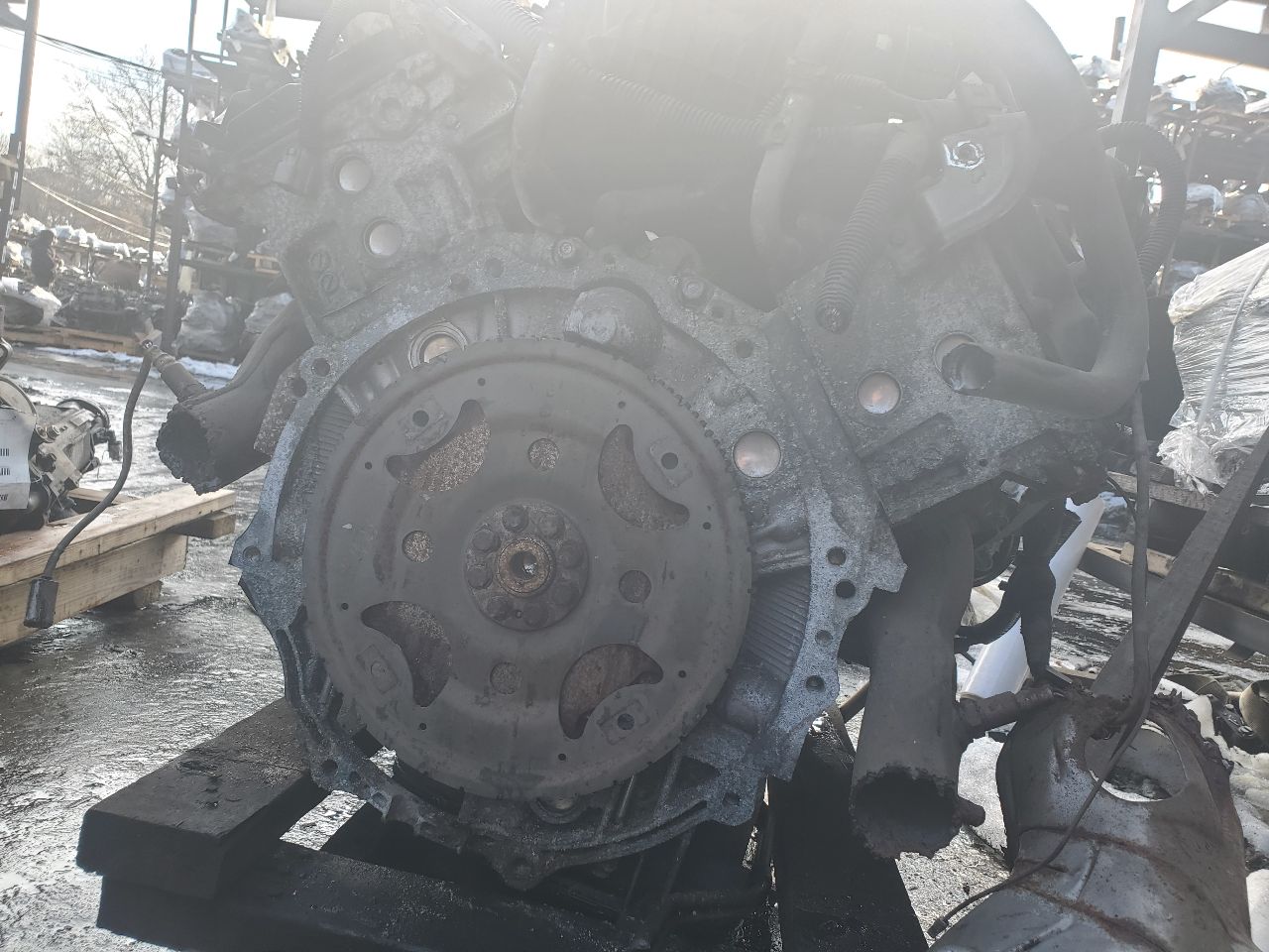 2012 NISSAN TITAN 5.6L 8cyl Gasoline VVT ENGINE ASSEMBLY - 442604 — photo 5