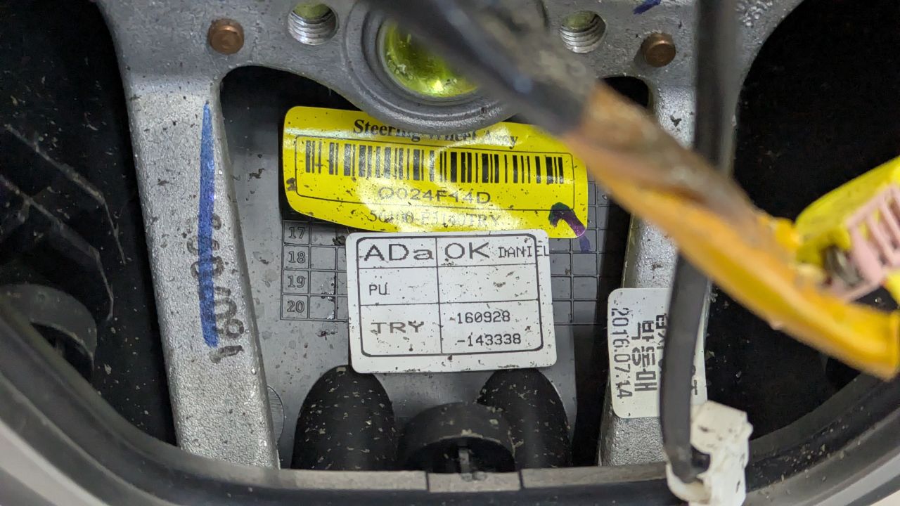 2017 HYUNDAI ELANTRA STEERING COLUMN - 443945 — photo 3