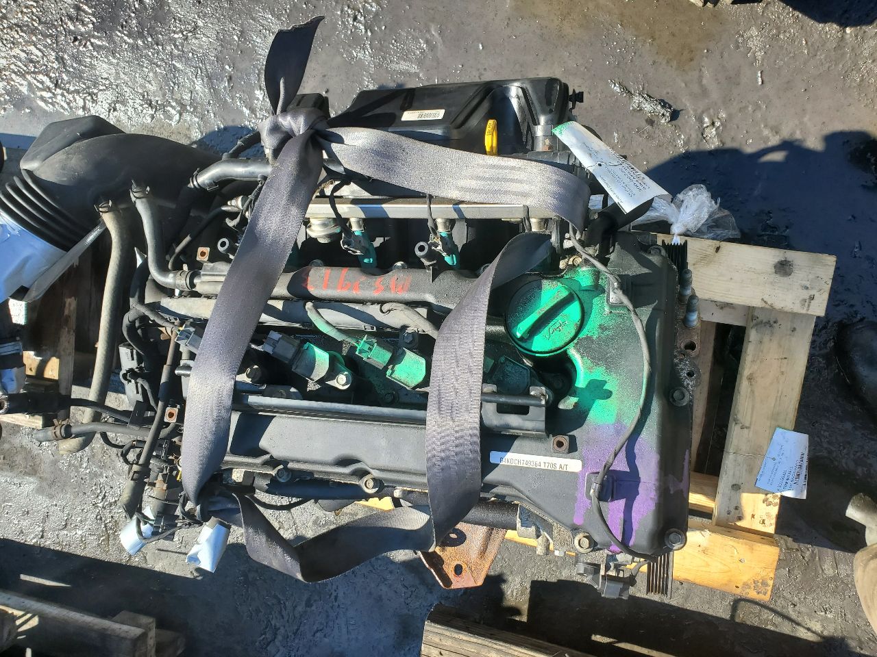2012 KIA FORTE ENGINE ASSEMBLY - 444549 — photo 3
