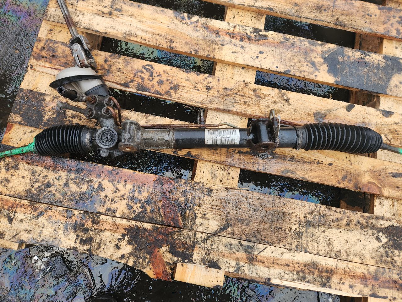 2010 DODGE CALIBER STEERING GEAR RACK - 444780