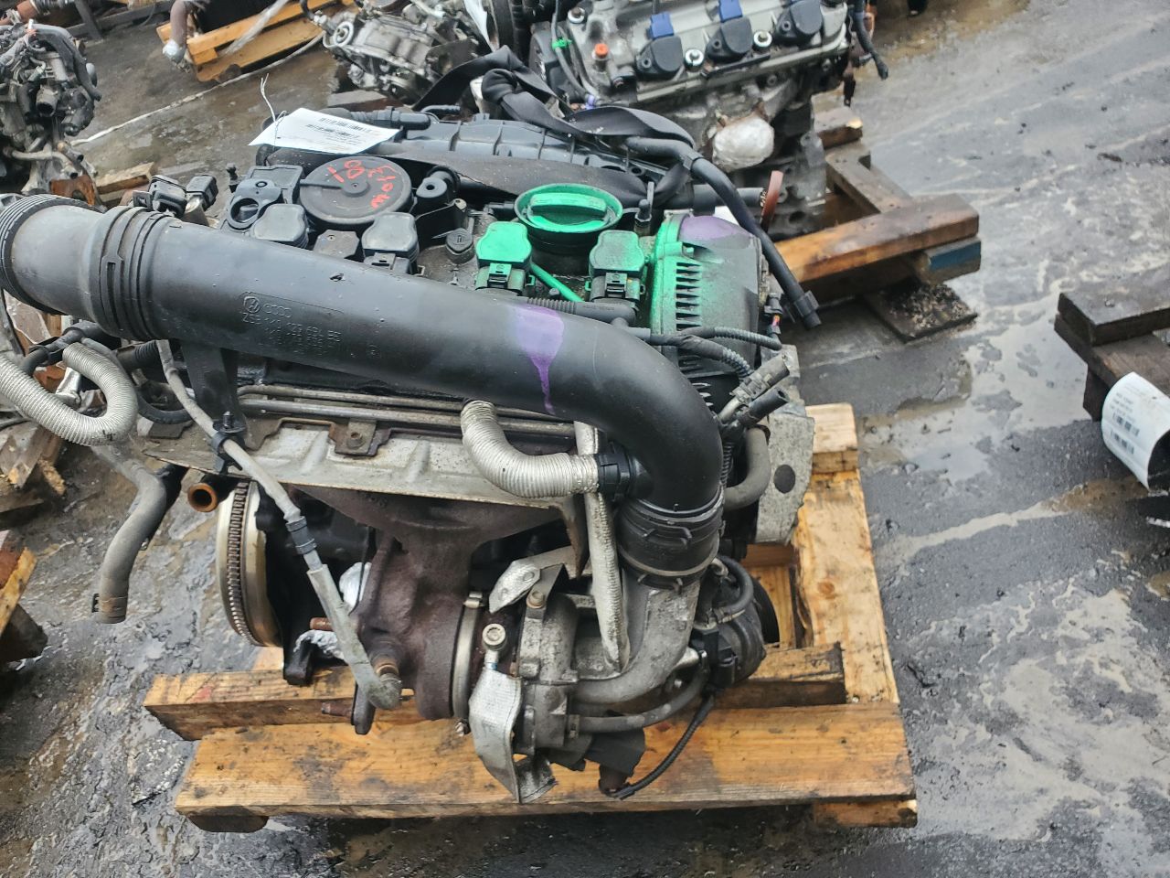 2013 VOLKSWAGEN TIGUAN ENGINE ASSEMBLY - 444832 — photo 8