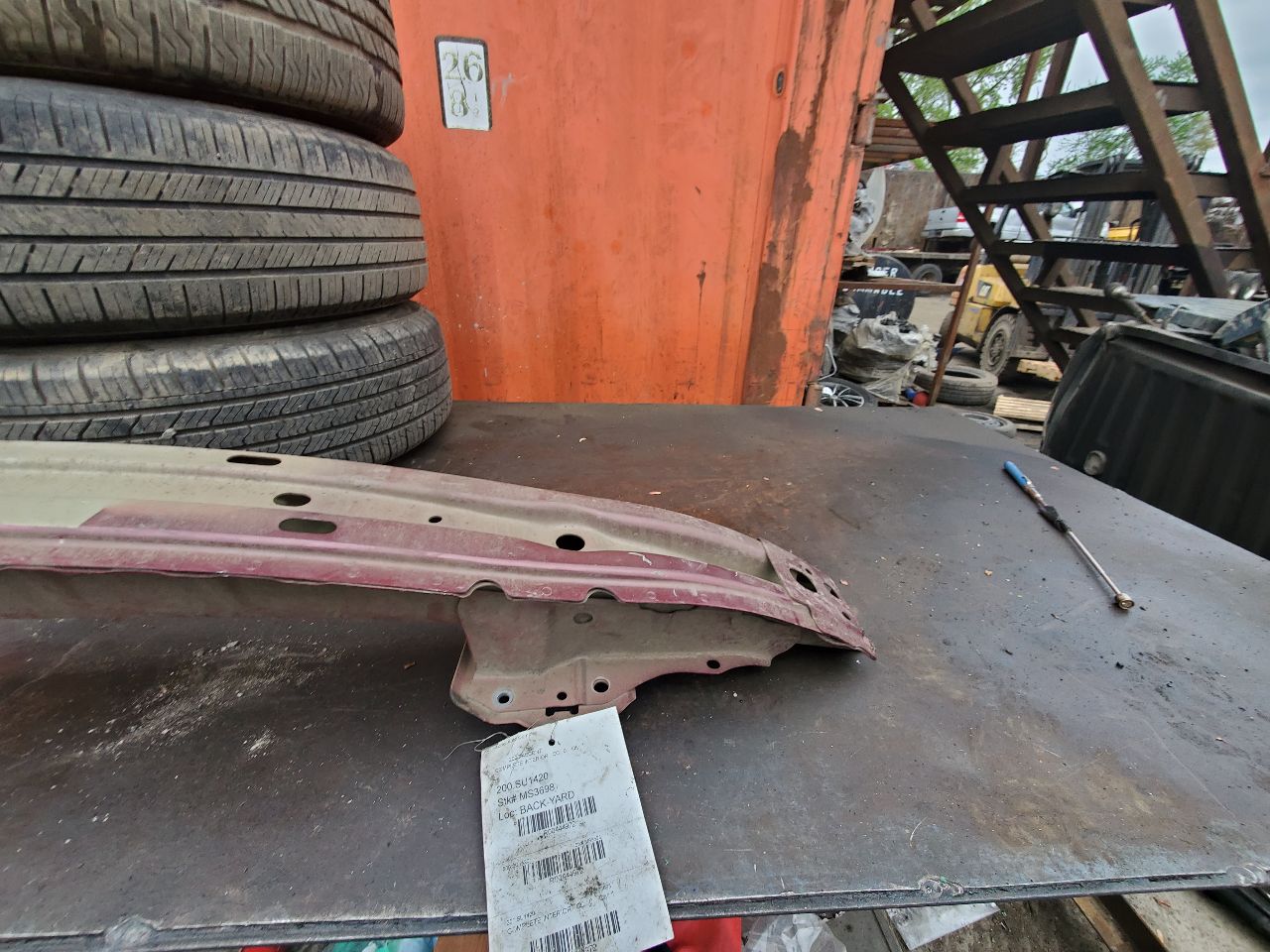 2020 SUBARU ASCENT BUMPER REINF, FRONT - 444972 — photo 4