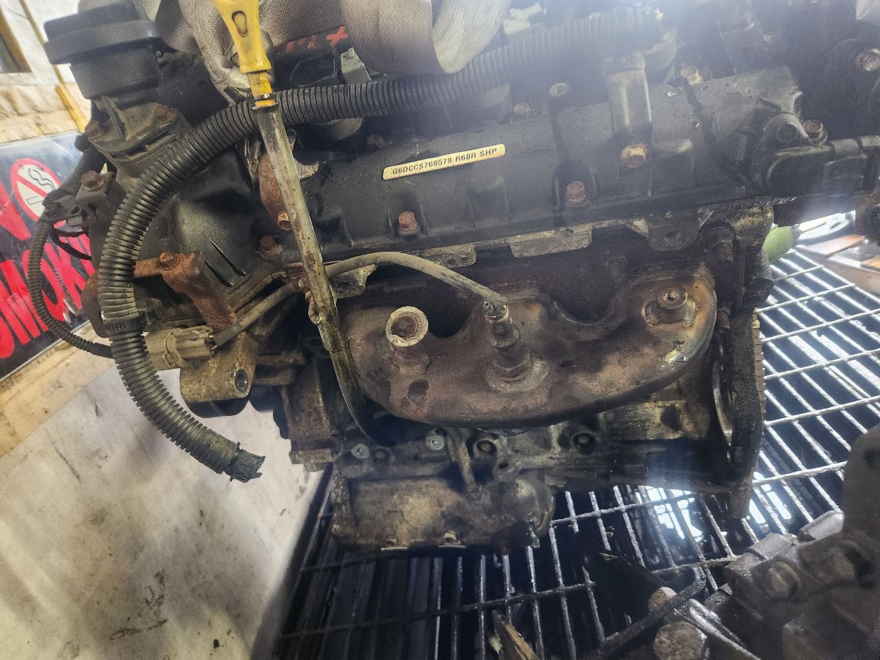 2012 KIA SEDONA ENGINE ASSEMBLY - 445103 — photo 5