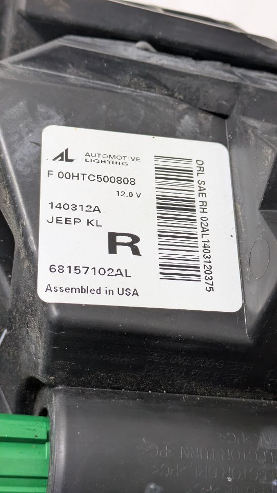 2014 JEEP CHEROKEE 4cyl Gasoline 2.4 Right FRONT LAMP - 445629 — photo 6