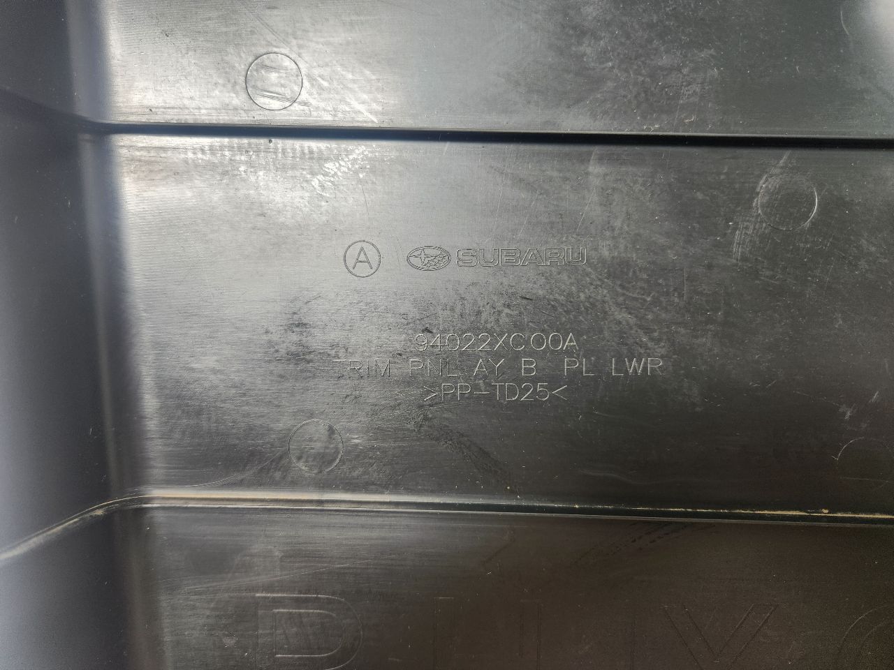 2020 SUBARU ASCENT Right CENTER PILLAR - 445679 — photo 3