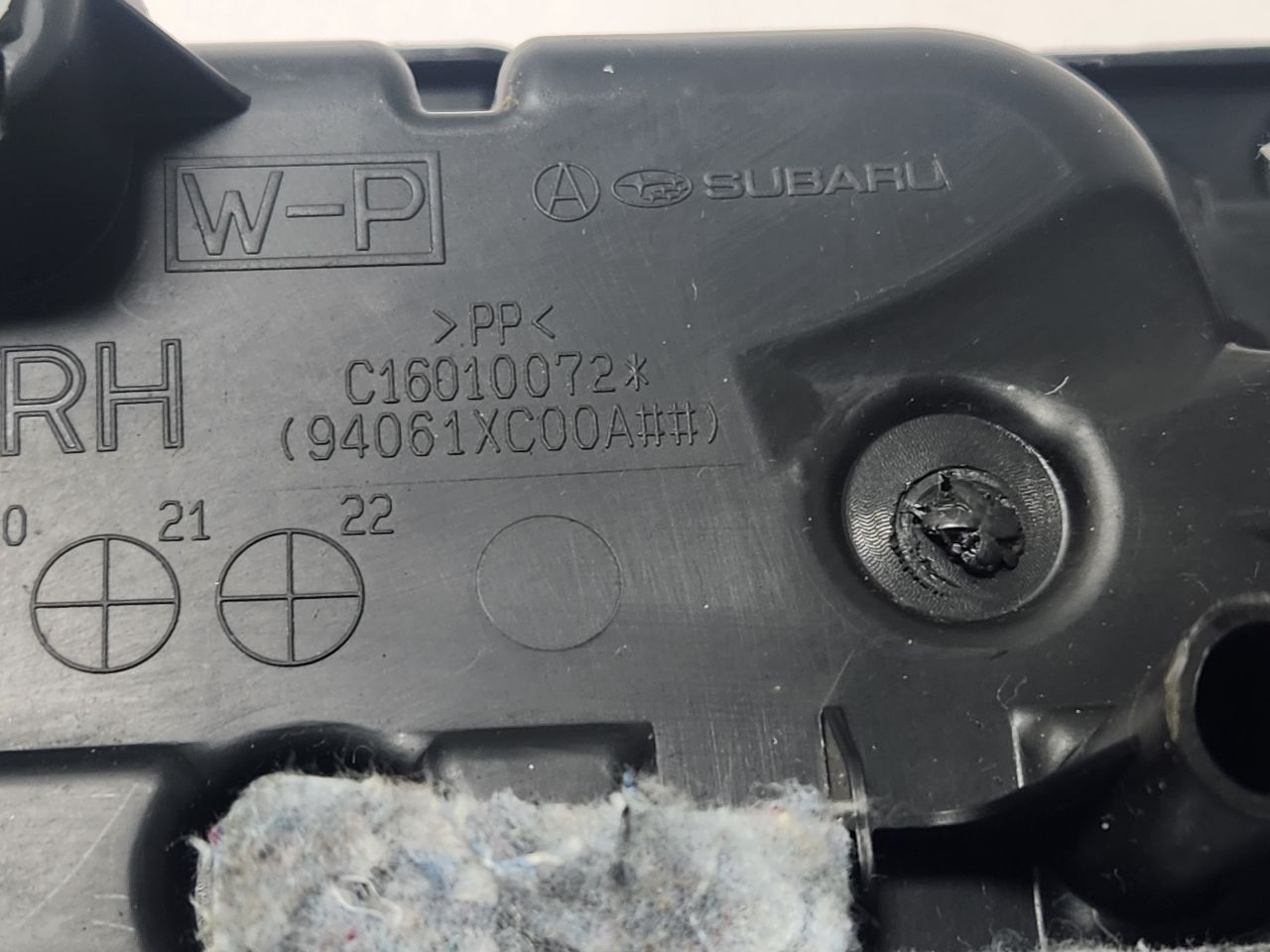 2020 SUBARU ASCENT INTERIOR PARTS MISC - 445698 — photo 3