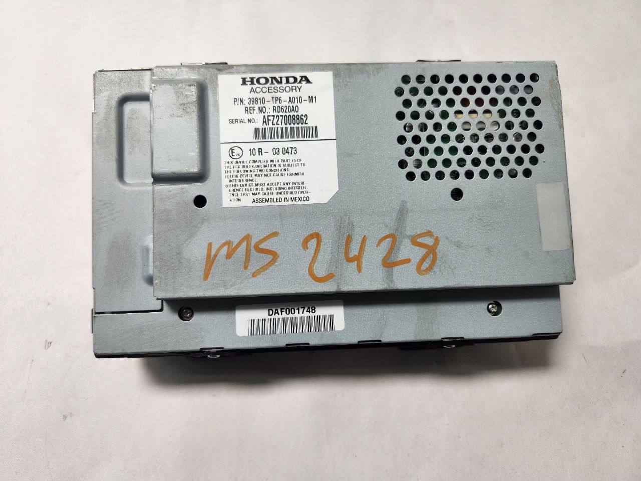 2010 HONDA CROSSTOUR Info-GPS-TV Screen - 446000 — photo 5