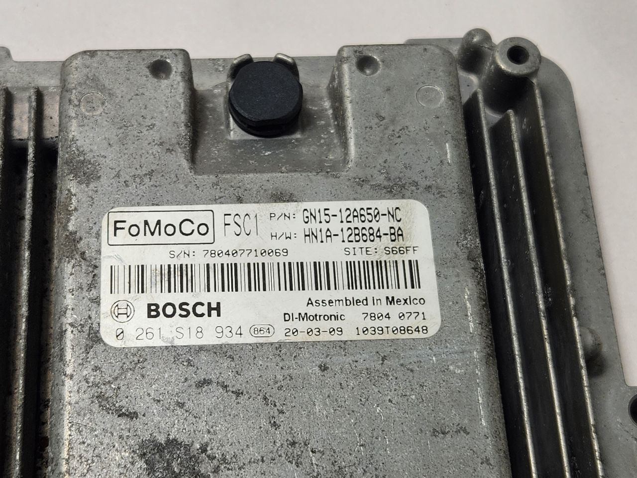 2020 FORD ECOSPORT Eng/Motor Cont Mod - 446327 — photo 4